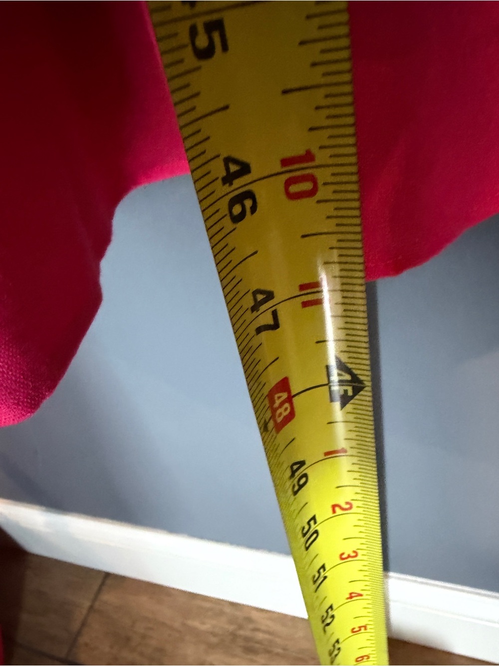 Smocked Square-Neck Midi Dress in Bright Pink from The Red Dress Boutique - Picture 8 of 8